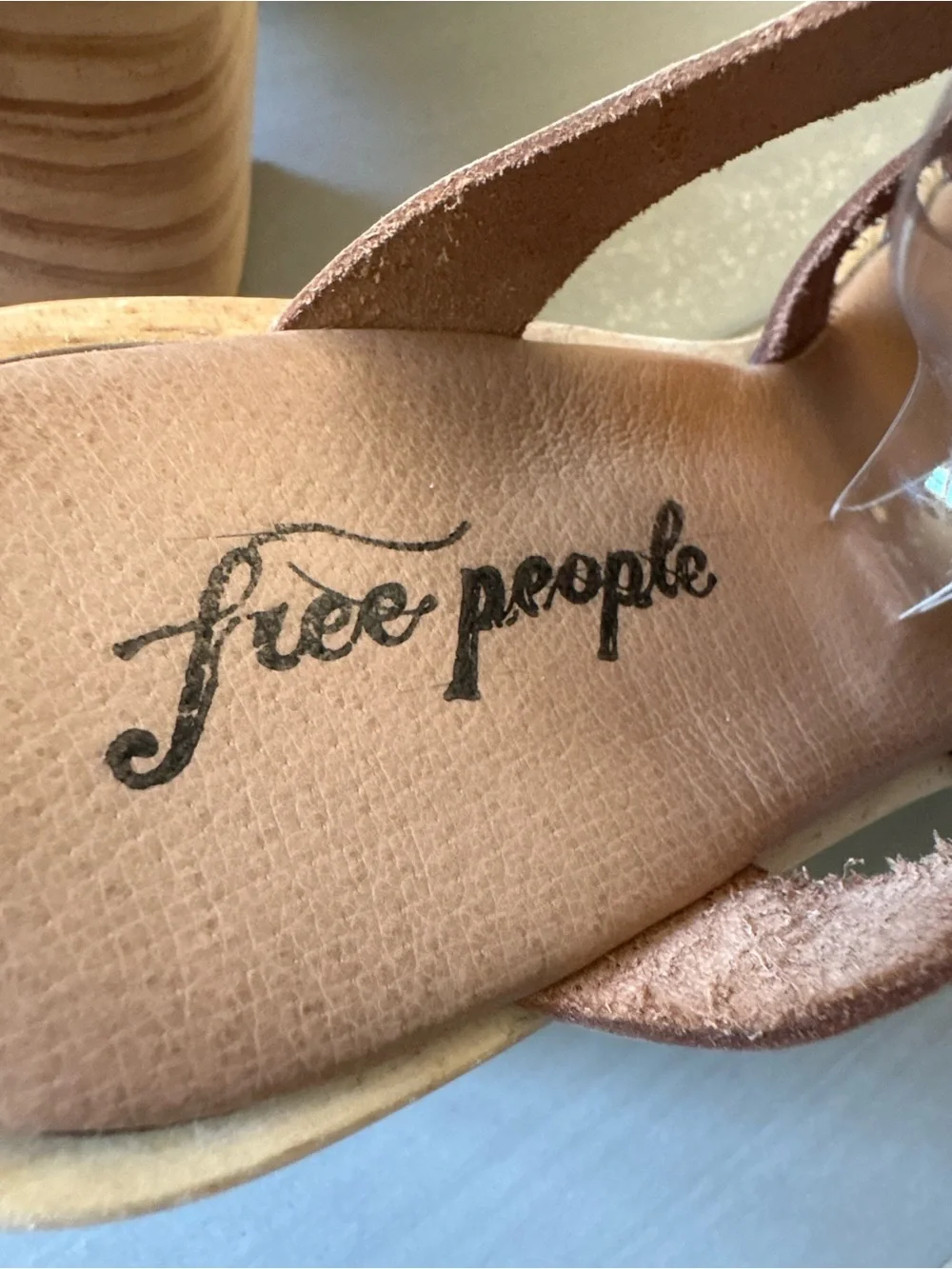 Free People Bellevue Clogs | Multi-Tone Brown Leather Platform Sandals